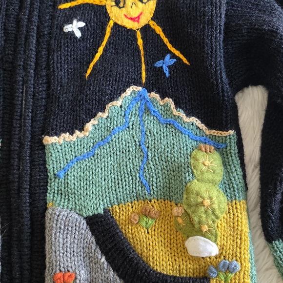 BLACK KNITTED CARDIGAN - Picture 11 of 14